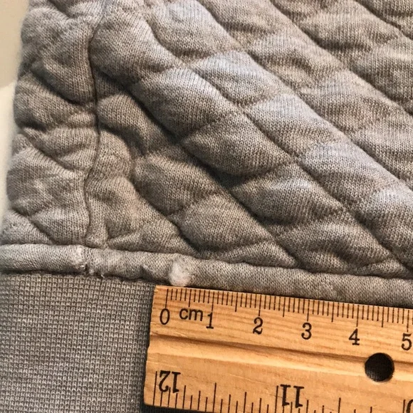 Patagonia Gray and Orange Snap T Quilted Pullover - Picture 4 of 9